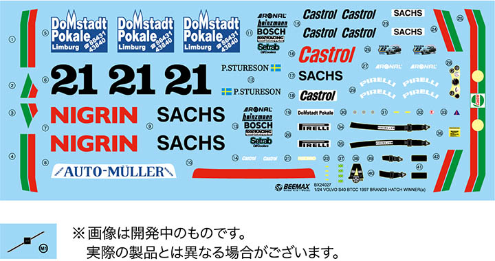 [���ܼ�] BPBX24027 [PLATZ] BPBX24027 1/24 Volvo 240 Turbo 1985 DTM Champion