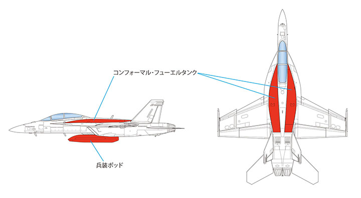 [ܼ] BPAE-144-10 [PLATZ] BPAE-144-10 1/144 F/A-18F Super Hornet with CFT