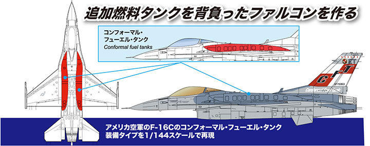 [ܼ] BPPF-60 BPPF-60 1/144 F-16C Fighting Falcon CFT  