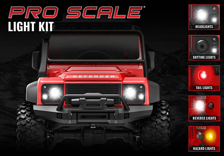 [ܼ] AX9784 [Traxxas] AX9784 TRX-4M? Defender Pro Scale Light Set -  
