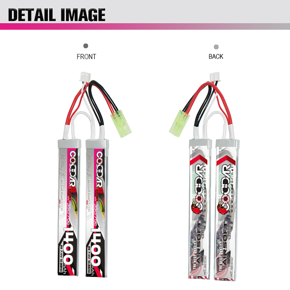 [���ܼ�] GNB2S-1.4-35AFR [CODDAR] 7.4V 1400MAH 35C ��Ƭ������ ���͸� (�� ����) - �и���