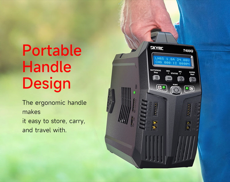 [ܼ] SK-100189-01 [SKY RC] T400Q 400W 12A AC/DC Ʈ   (4   / ޼) - KC