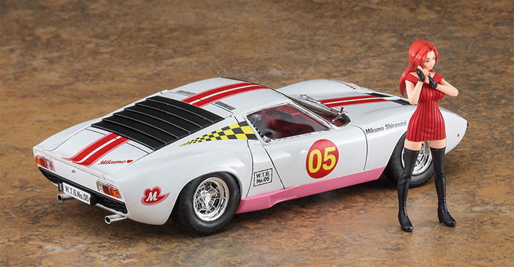 [���ܼ�] BH52344 [Hasegawa] BH52344 1/24 SP544 Wild Egg Girls No.05 Lamborghini Miura P400SV Siranagi Mikumo w/Figure