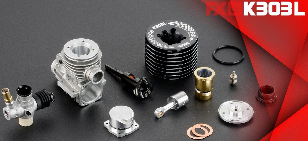 [���ܼ�] 650008 [FX ENGINE] (�޺� ��Ʈ) FX K303L - Linear - Combo:Engine Muffler 2169 Manifold-M
