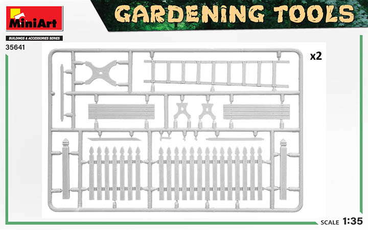 [ܼ] BE35641 [Miniart] BE35641 1/35 Gardening Tools