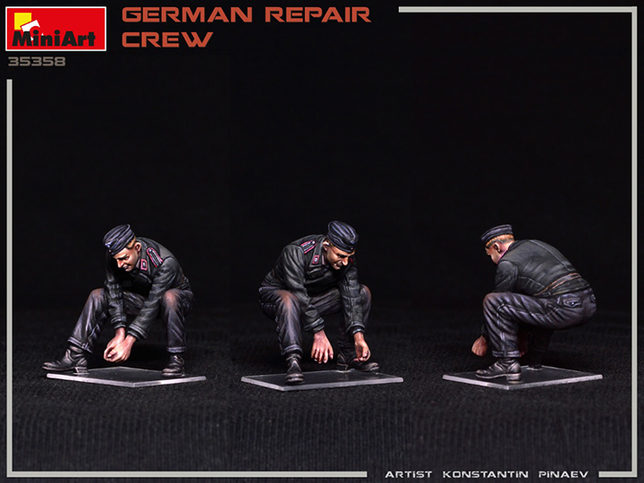 [���ܼ�] BE35358 [Miniart] BE35358 1/35 German Repair Crew - ���� 4�� ����