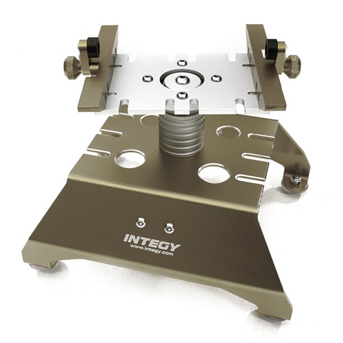 [���ܼ�] C27651GUN [INTEGY] Alloy Car Stand Workstation for Axial 1/10 SCX-10, RR10 Bomber & Wraith C27651GUN