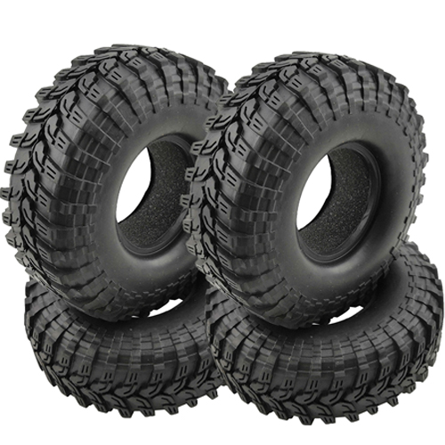 [���ܼ�] DTPA02004 [DETAILS TECH] (4PCS, �Ѵ��, ��Ŭ, ������ Ÿ�̾�) Crawler Tires with Foams for 1.9 Wheels D 113x45mm 4pcs/set