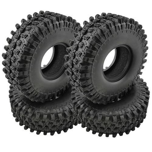 [ܼ] DTPA02005 [DETAILS TECH] (4PCS, Ѵ, Ŭ,  Ÿ̾) Crawler Tires with Foams for 1.9 Wheels E 120x43mm 4pcs/set