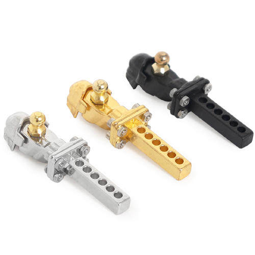 [ܼ] DTSM09001B [DETAILS TECH] ( Ǽ) Aluminum RC Crawler Skull Trailer Hooker SCX10 90046 TRX4 (601520mm) (Silver)