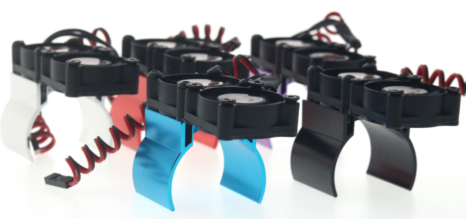 [���ܼ�] DTEF03003A [DETAILS TECH] (1:10 ��� ��Ʈ��ũ ��) 36mm Alu RC Car Double Motor Cooling Fan with Heatsink