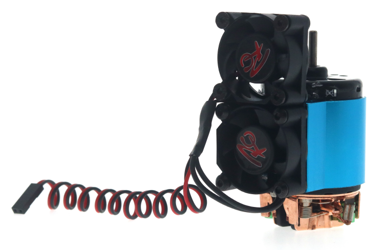 [���ܼ�] DTEF03003A [DETAILS TECH] (1:10 ��� ��Ʈ��ũ ��) 36mm Alu RC Car Double Motor Cooling Fan with Heatsink