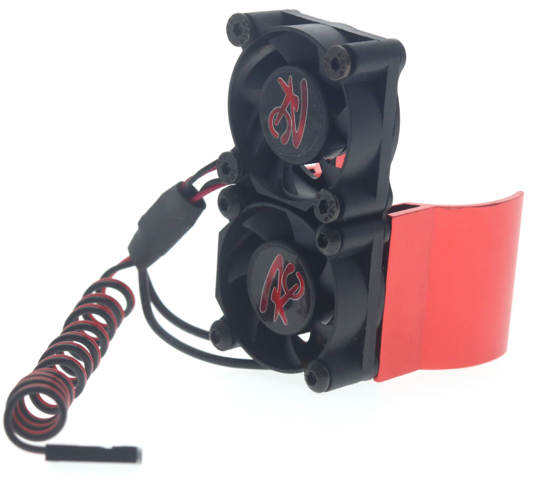 [���ܼ�] DTEF03003A [DETAILS TECH] (1:10 ��� ��Ʈ��ũ ��) 36mm Alu RC Car Double Motor Cooling Fan with Heatsink