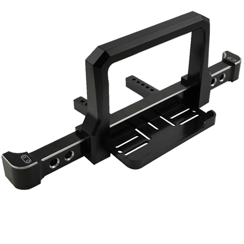 [ܼ] DTUP02030 [DETAILS TECH] (TRX-4 ɼƮ) Aluminum Front Bumper Set w/ Winch Plate Style B -Black for (TRX-4)