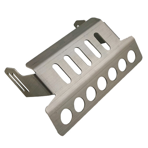 [ܼ] DTUP02021 [DETAILS TECH] (TRX-4 ɼƮ) Heavy Steel Front Fender Steering Guard-Silver for (TRX-4)