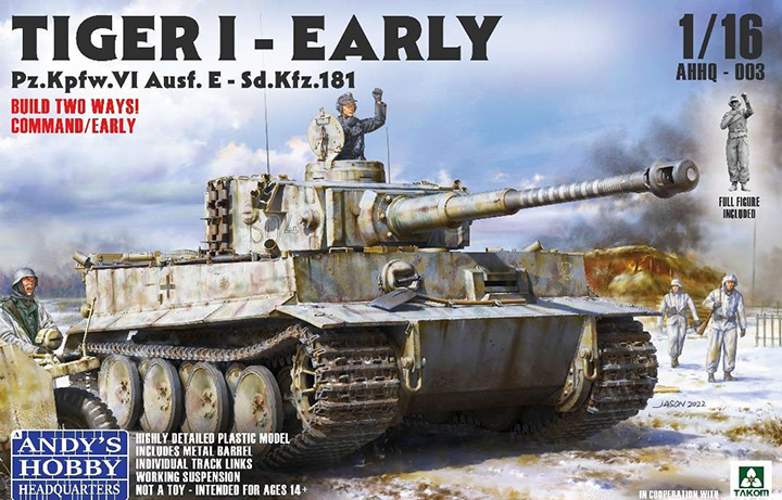 [ܼ] CDAHHQ-003 [Takom] CDAHHQ-003 1/16 Tiger I Early Production