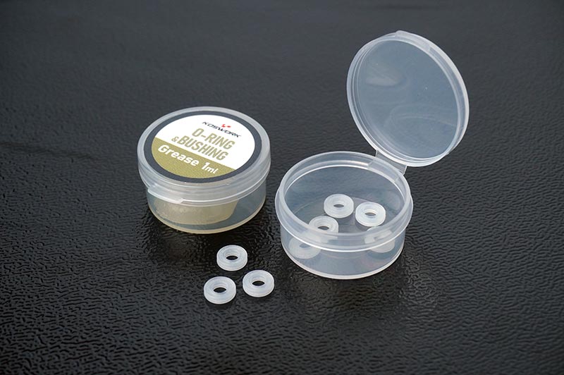 [ܼ] KOS02001 [KOSWORK] Low Friction X Ring (w/special o-ring grease) (for 3mm shaft) (8pcs)