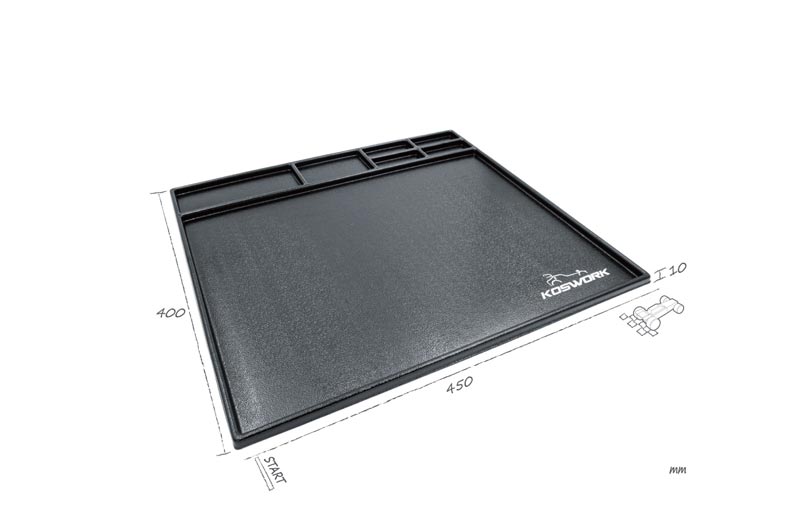 [���ܼ�] KOS32120-450BK [KOSWORK] (�۾� Ʈ����) Assembly Tray / Cleaning Tray