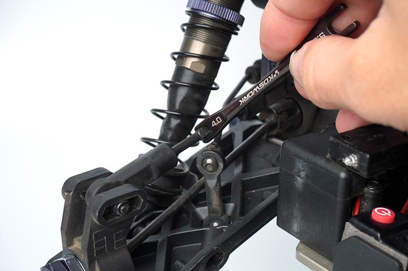 [���ܼ�] KOS13236 [KOSWORK] Steel Turnbuckle Wrench (4.0mm & 5.0mm) (For Tekno, Yokomo, TLR, Agama)