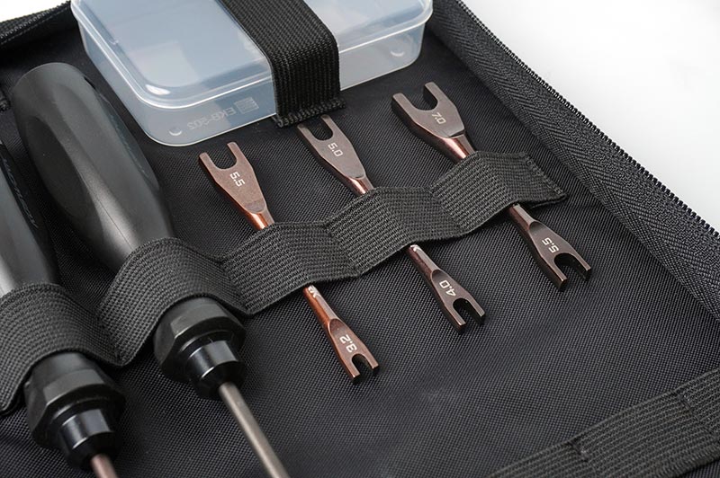 [���ܼ�] KOS13236 [KOSWORK] Steel Turnbuckle Wrench (4.0mm & 5.0mm) (For Tekno, Yokomo, TLR, Agama)