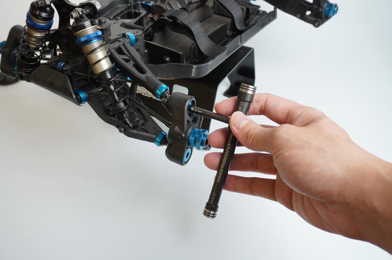 [���ܼ�] KOS13261 [KOSWORK] Glow Plug/Clutch Nut Cross Wrench (Nut 7, 8, 10mm & Hex 5mm)