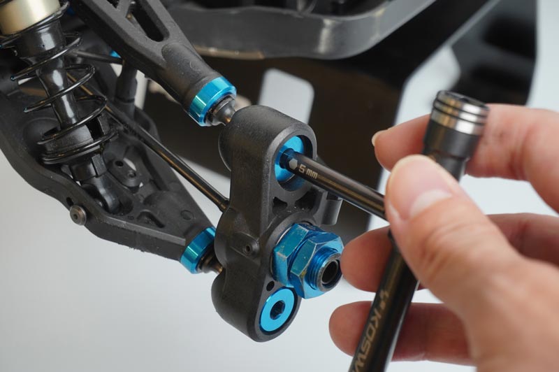 [���ܼ�] KOS13261 [KOSWORK] Glow Plug/Clutch Nut Cross Wrench (Nut 7, 8, 10mm & Hex 5mm)