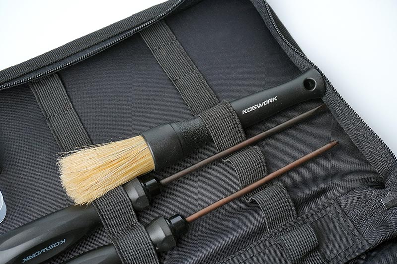 [ܼ] KOS13281 [KOSWORK] 168mm Easy Cleaning Brush (Round Bristle around 35mm)