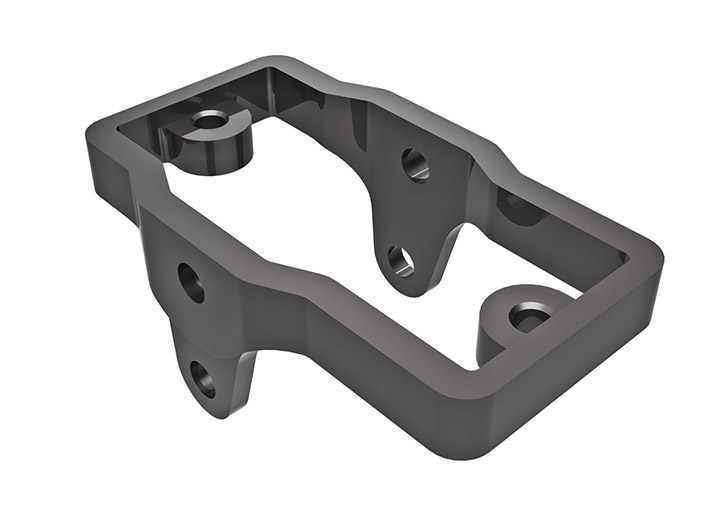 [���ܼ�] AX9739-GRAY [Traxxas] AX9739-GRAY Servo mount, 6061-T6 aluminum-dark titanium-anodized