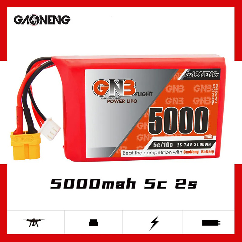 [���ܼ�] GNB50002S5A [GNB] 7.4V 5000mah 5C ������� ��Ƭ ������ ���͸�