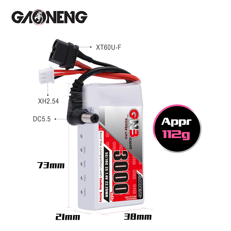 [���ܼ�] GNB30002S5G [GNB] 7.4V 3000mah 5C �ּ�/DJI ���ۿ� ��Ƭ ������ ���͸�