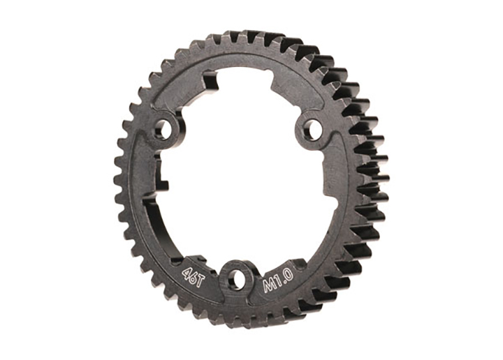 [ܼ] AX6442 [Traxxas] AX6442 Spur gear,46-tooth-machined,hardened steel-wide face,1.0 metric pitch