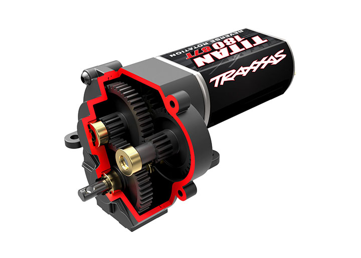[���ܼ�] AX9791R [Traxxas] AX9791R Transmission,complete-low range(crawl)gearing)-40.3:1 reduction ratio-includes Titan? 87T motor
