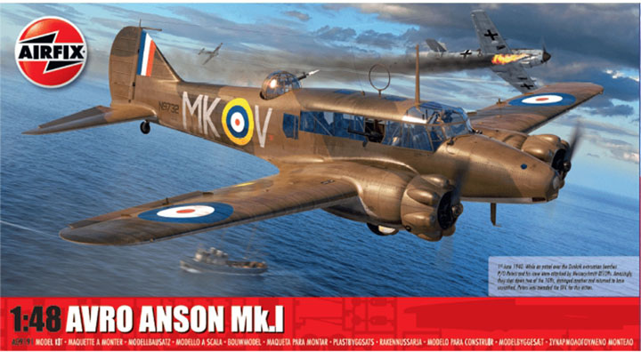 [ܼ] BB09191 [Airfix] BB09191 1/48 Avro Anson Mk.I