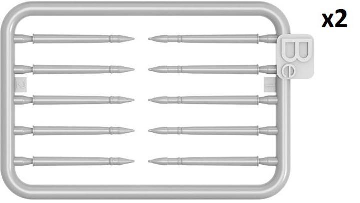 [���ܼ�] BE35398 [Miniart] BE35398 1/35 7.5cm PaK40 Ammo Boxes w/Shells Set 1