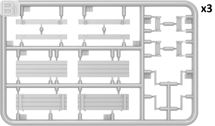 [���ܼ�] BE35398 [Miniart] BE35398 1/35 7.5cm PaK40 Ammo Boxes w/Shells Set 1