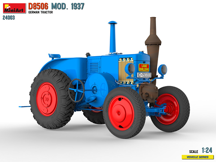 [ܼ] BE24003 [Miniart] BE24003 1/24 German Tractor D8506 Mod. 1937