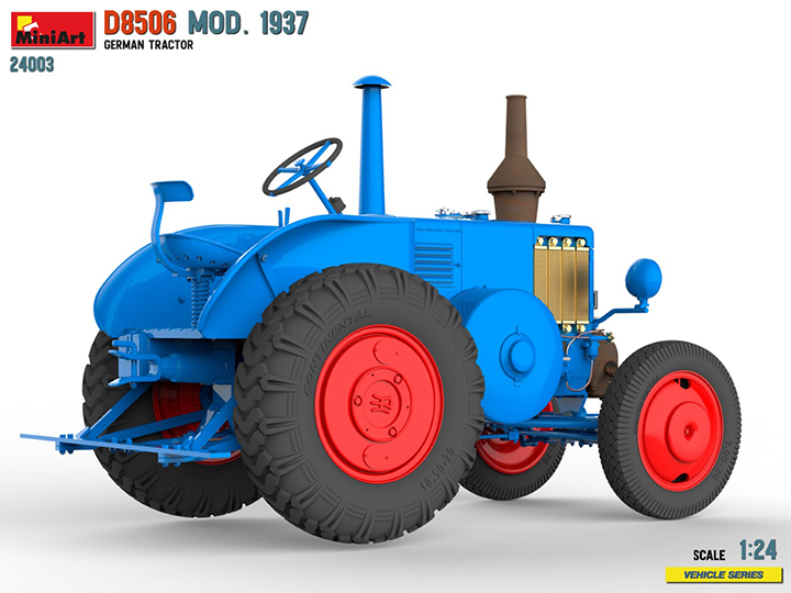 [ܼ] BE24003 [Miniart] BE24003 1/24 German Tractor D8506 Mod. 1937