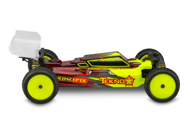 [���ܼ�] J-0354 [J-CONCEPTS] JConcepts Tekno EB410 "F2" 4WD Buggy Body w/6.5" Aero Wing (Clear)