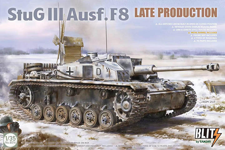 [ܼ] BT8014 [Takom] BT8014 1/35 StuG III Ausf.F8 Late Prodution