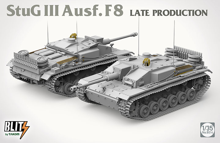 [ܼ] BT8014 [Takom] BT8014 1/35 StuG III Ausf.F8 Late Prodution