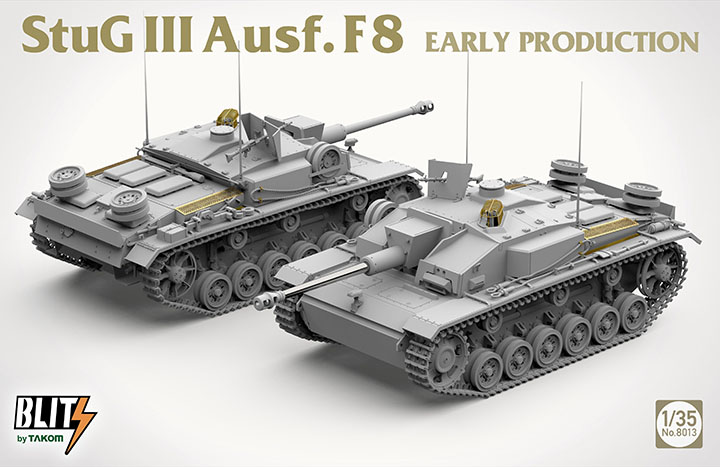 [ܼ] BT8013 [Takom] BT8013 1/35 Stug III Ausf.F8 Early Production