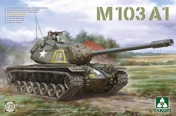 [ܼ] BT2139 [Takom] BT2139 1/35 M103A1