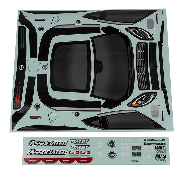 [���ܼ�] AA31924 [TEAM ASSOCIATED] AA31924 Apex2 Sport, Nissan Z Decal Sheets