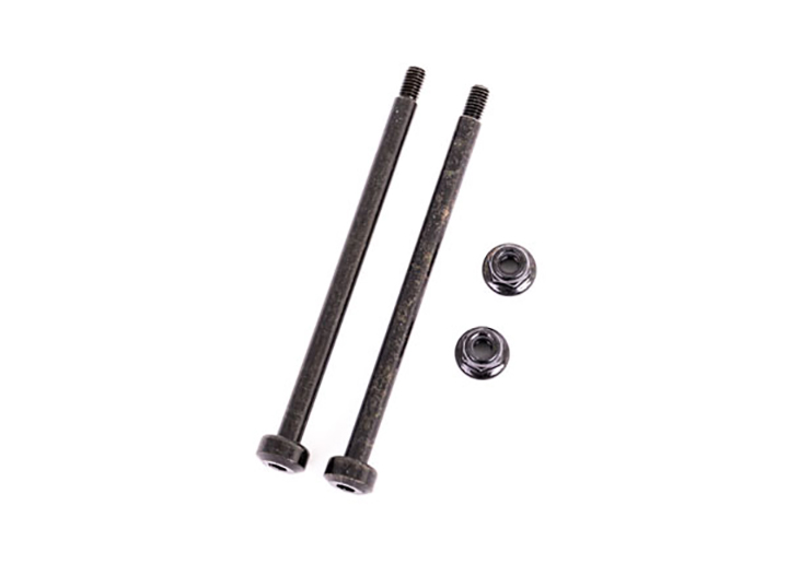 [���ܼ�] AX9543 [Traxxas] AX9543 Suspension pins,outer,rear,3.5x56.7mm-hardened steel(2)/M3x0.5mm NL,flanged(2)