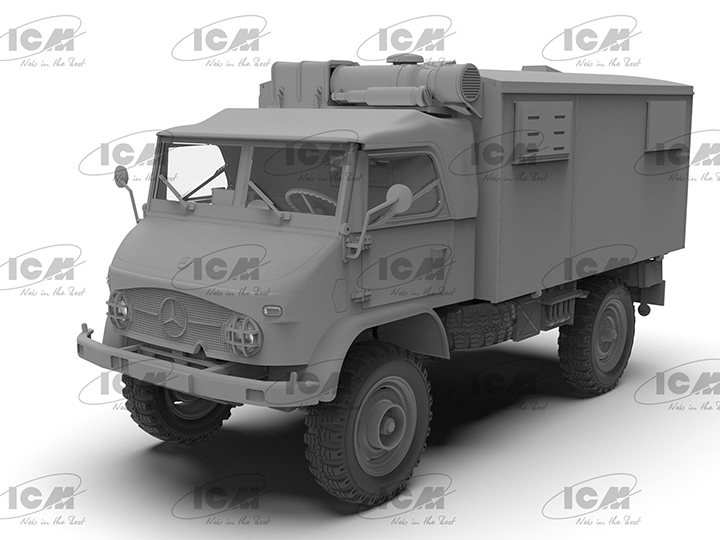 [ܼ] BICM35136 [ICM] BICM35136 1/35 Unimog 404 S Koffer German military truck