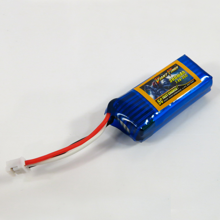 [ܼ] 2S-300-35 [GIANT POWER] 7.4V 300mAh 35C Ƭ  ͸