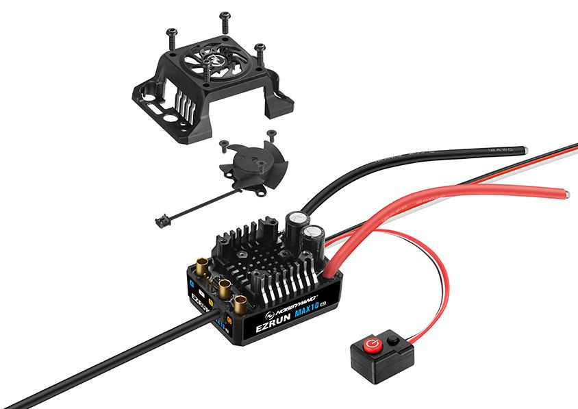 [���ܼ�] 30102603+30402608 [HOBBYWING] EzRun MAX10 G2 Sensored Brushless ESC(140A) + 3665SD Motor G3 4000kV 5mm Shaft