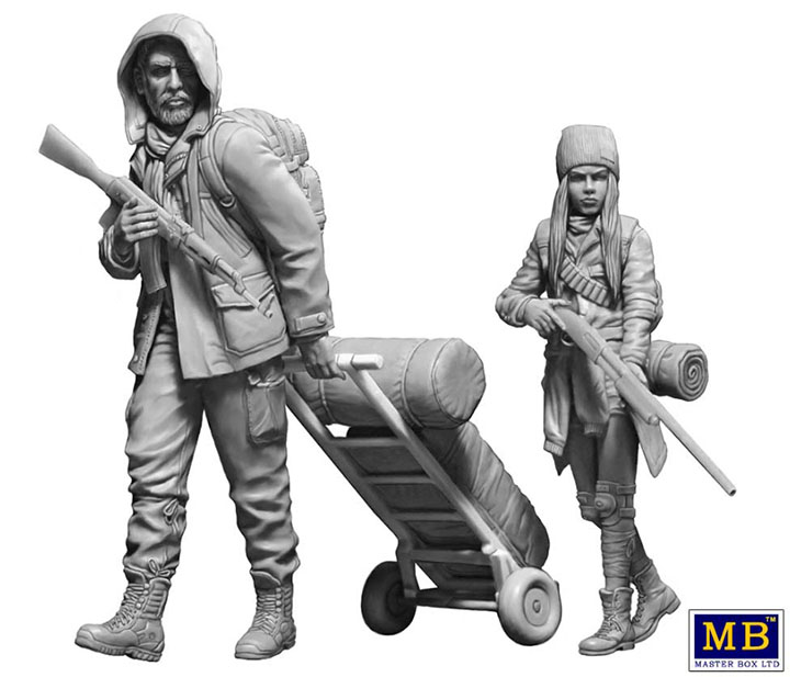 [ܼ] CM24078 [MasterBox] CM24078 1/24 Post-apocalyptic series. The Last Bridge
