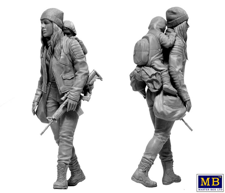 [ܼ] CM24078 [MasterBox] CM24078 1/24 Post-apocalyptic series. The Last Bridge