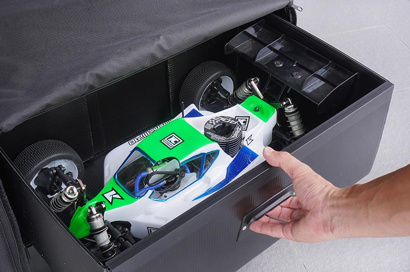 [���ܼ�] KOS32252PP [KOSWORK] 1/8 Dual Drawer PP Frame Buggy/Onroad Car Bag (1/8, 2 Large)